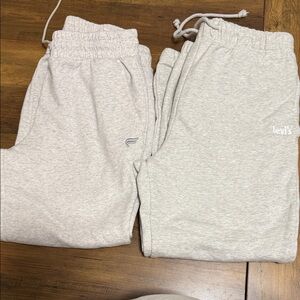 Fabletics and Levi’s  Gray Sweatpants